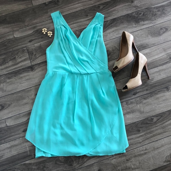 Green Cocktail Dress - Picture 1 of 8